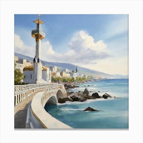 Aegean Coast Canvas Print