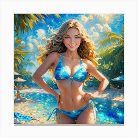 Sexy Barbie bc Canvas Print