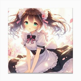 Maid Anime 2 Canvas Print