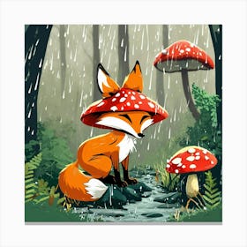 A small fox Canvas Print