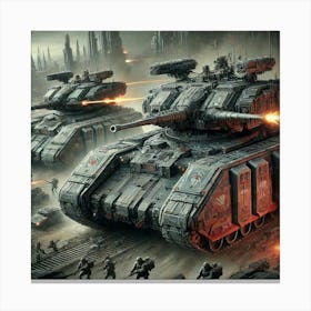 Juggernaut Tanks Iron Commonwealth Canvas Print