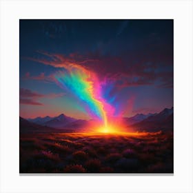 Rainbow In The Sky 1 Canvas Print