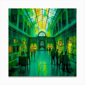 Green Gallery Canvas Print