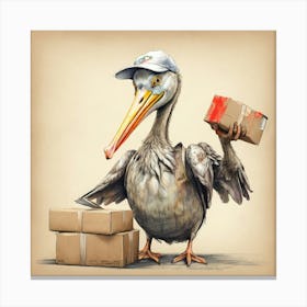 Pelican 38 Canvas Print