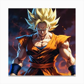 Dragon Ball Z Wallpaper 55 Canvas Print