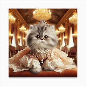 Princess Cat 1 Canvas Print