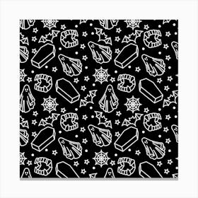 Halloween Seamless Pattern Canvas Print