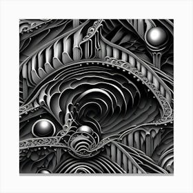 Abstract Fractal Canvas Print