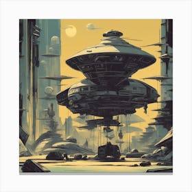 Star Wars Empire Glorious Dystopian Propaganda Art 1 Canvas Print