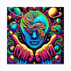 Psychedelic Painting 9 Canvas Print