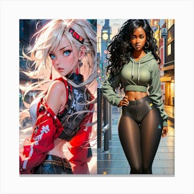 Anime Girl 1 Canvas Print