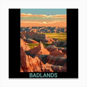 Badlands National Monument Stampe su tela