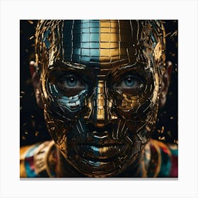 Face Of The Future Canvas Print