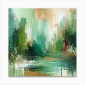 Abstract Landscape Painting Canvas Print