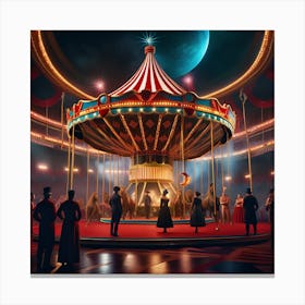 Otherworld circus Canvas Print