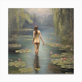 Skinny Dipping #3 Canvas Print