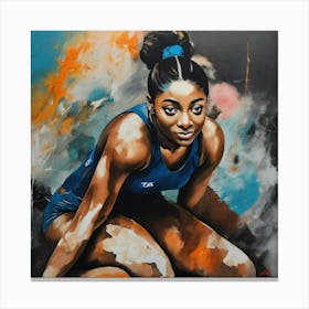 Olympic Athlete Canvas Print