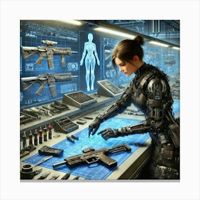 Kara Veyne Weapons Specialist Customization Retry Stampe su tela