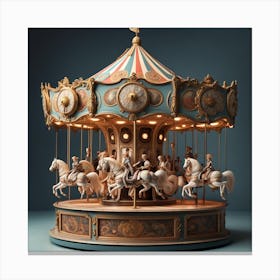 Carousel Canvas Print