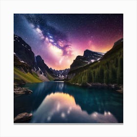 Milky Lake 1 Canvas Print