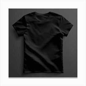 Black T - Shirt 9 Canvas Print