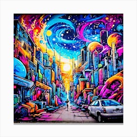 Street Art Canvas Print