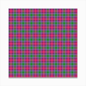 Plaid Fabric 204 Canvas Print