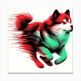 Husky Dog 3 Canvas Print
