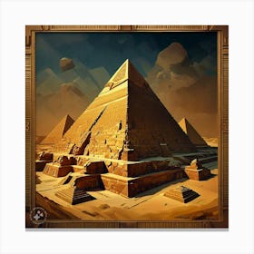 Egyptian Pyramid Canvas Print