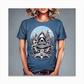 T-Shirt Design 7 Canvas Print