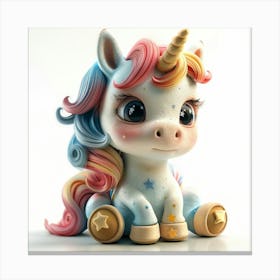 Unicorn Figurine 20 Canvas Print