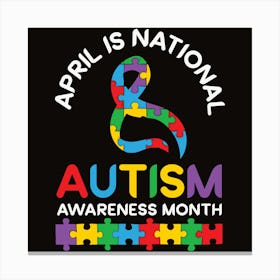 Autism Awareness Month Leinwandbild