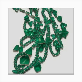 Emerald Necklace Canvas Print