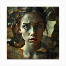 The Novelist Canvas Print