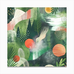 Tropical Landscape Canvas Print