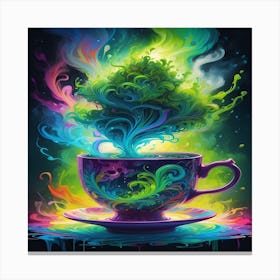 I Love Tea Canvas Print