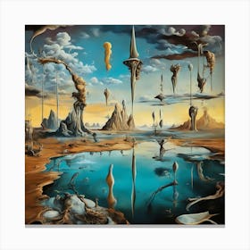 Dali'S Dreamscape Canvas Print