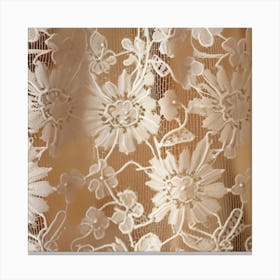 White Lace 3 Canvas Print