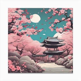 Sakura Symphony Canvas Print