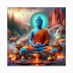 Medicine Buddha Canvas Print