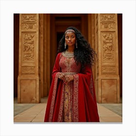 Egyptian Princess 1 Canvas Print