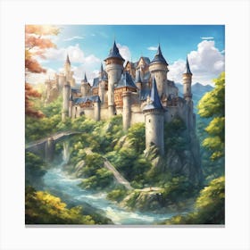 Fairytale Castle 11 Canvas Print