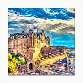 Edinburgh Castle Series 1 Canvas Print