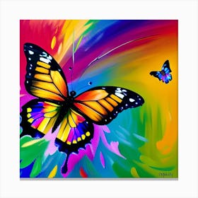 Butterfly Painting 16 Canvas Print