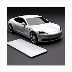 Mock Up Blank Plates Vehicle Customizable Registration Auto Metal Template Unprinted Clea (28) Canvas Print