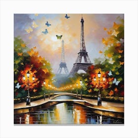 Paris At Night 6 Canvas Print