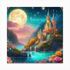 Fairytale Castle 13 Canvas Print