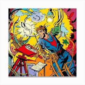 Dc Comics Cover Canvas Print