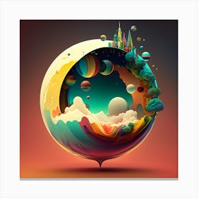 Planet Earth 2 Canvas Print