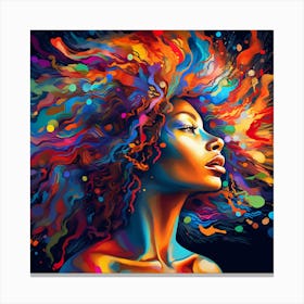Rainbow Thoughts Canvas Print